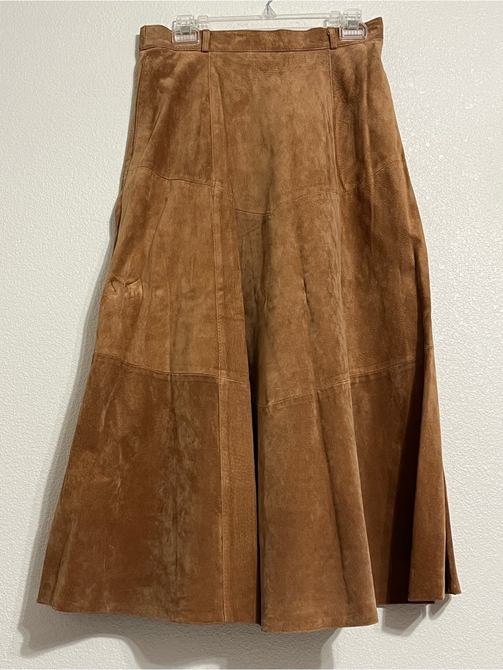 Daniel Marcus Vintage 70s Genuine Suede Flare Skirt Women’s Size 14 NWT